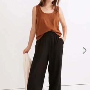 Madewell Hemp-Blend Shirttail Tank Top